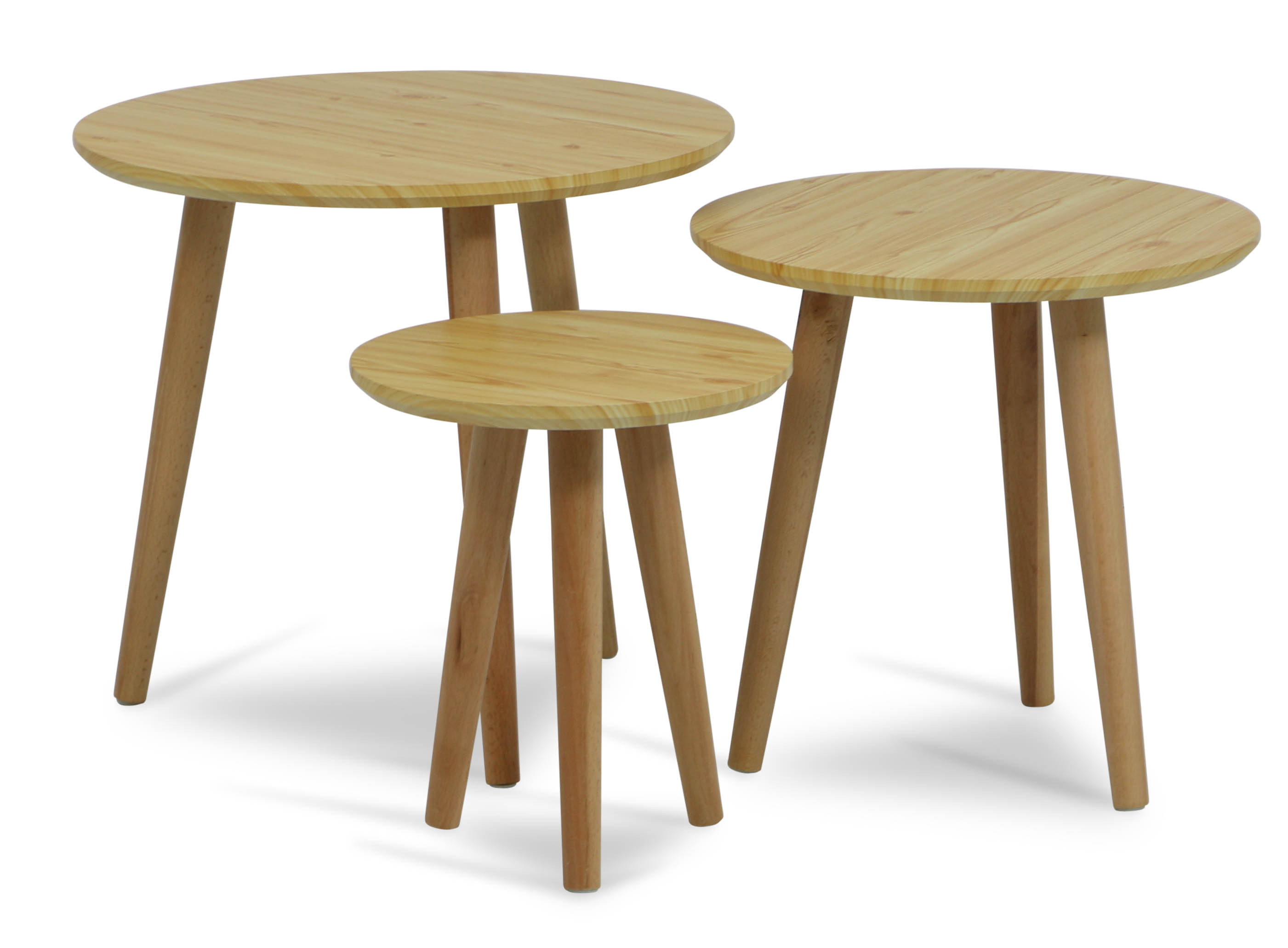 Eaimor Coffee Table Set Oak Furniture Home Dcor Fortytwo regarding measurements 2802 X 2062