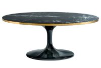Eichholtz Parme Oval Black Faux Marble Coffee Table Brushed Brass within measurements 1000 X 1000