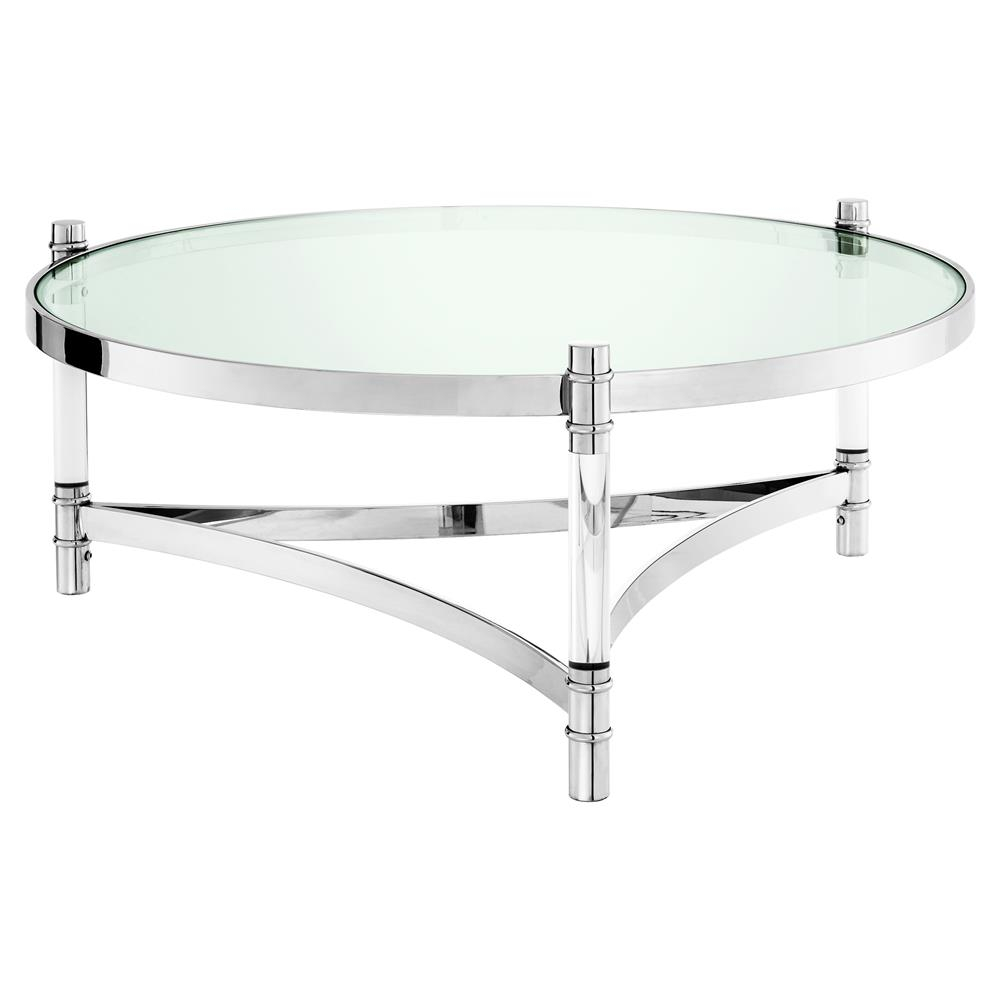 Eichholtz Trento Modern Classic Acrylic Round Coffee Table Kathy for size 1000 X 1000