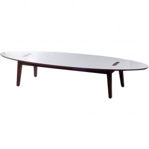 Ellipse Coffee Table Walnut Alfemo Furniture in sizing 1024 X 1023