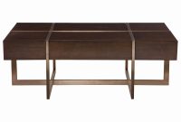 Elsdora Modern Regency Bronze Cut Wood Coffee Table Kathy Kuo Home regarding size 1000 X 1000