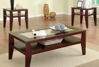 Espresso Finish Coffee And End Tables Scott Three Piece Table Set within dimensions 1098 X 871