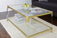 Everly Quinn Hythe Clear Glass Coffee Table Reviews Wayfair within measurements 2000 X 2000