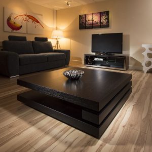 Extra Large Modern Square Black Oak 12mt Coffee Table Ag Studios pertaining to size 900 X 900