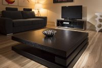 Extra Large Modern Square Black Oak 12mt Coffee Table Ag Studios pertaining to sizing 900 X 900