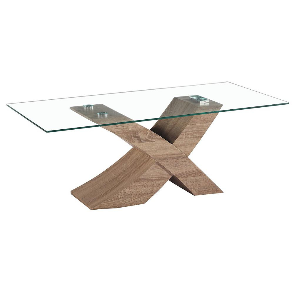 Fab Glass And Mirror Venice X Modern Style Glass Coffee Table With throughout sizing 1000 X 1000