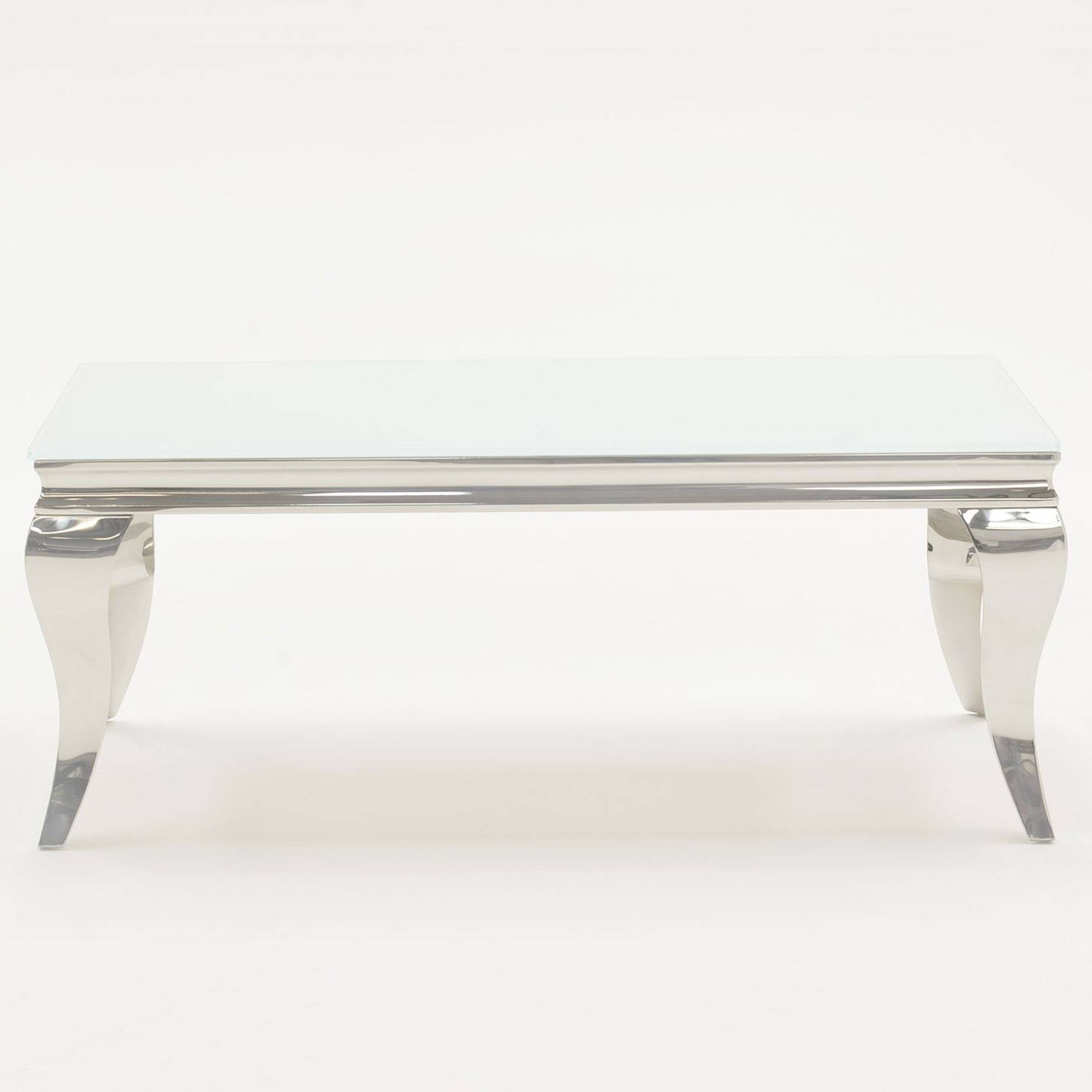 Fadenza White Glass Coffee Table inside proportions 1800 X 1800
