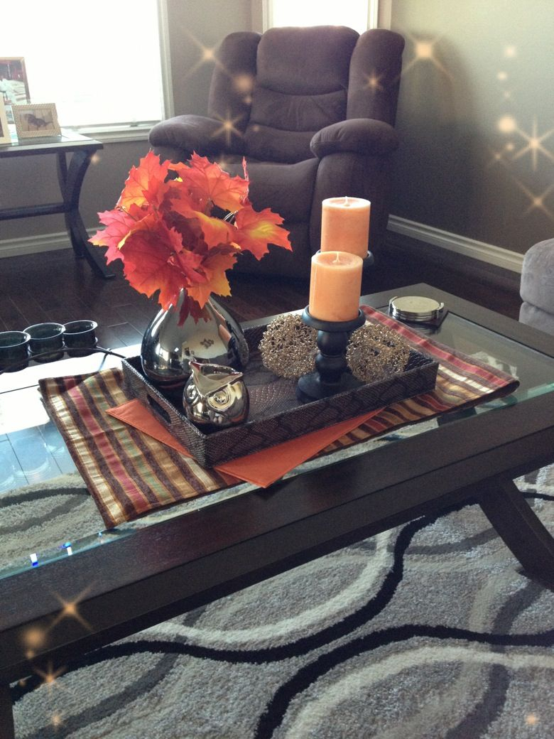 Fall Decor For A Coffee Table Fall Decorating Table Decor Living with proportions 780 X 1040