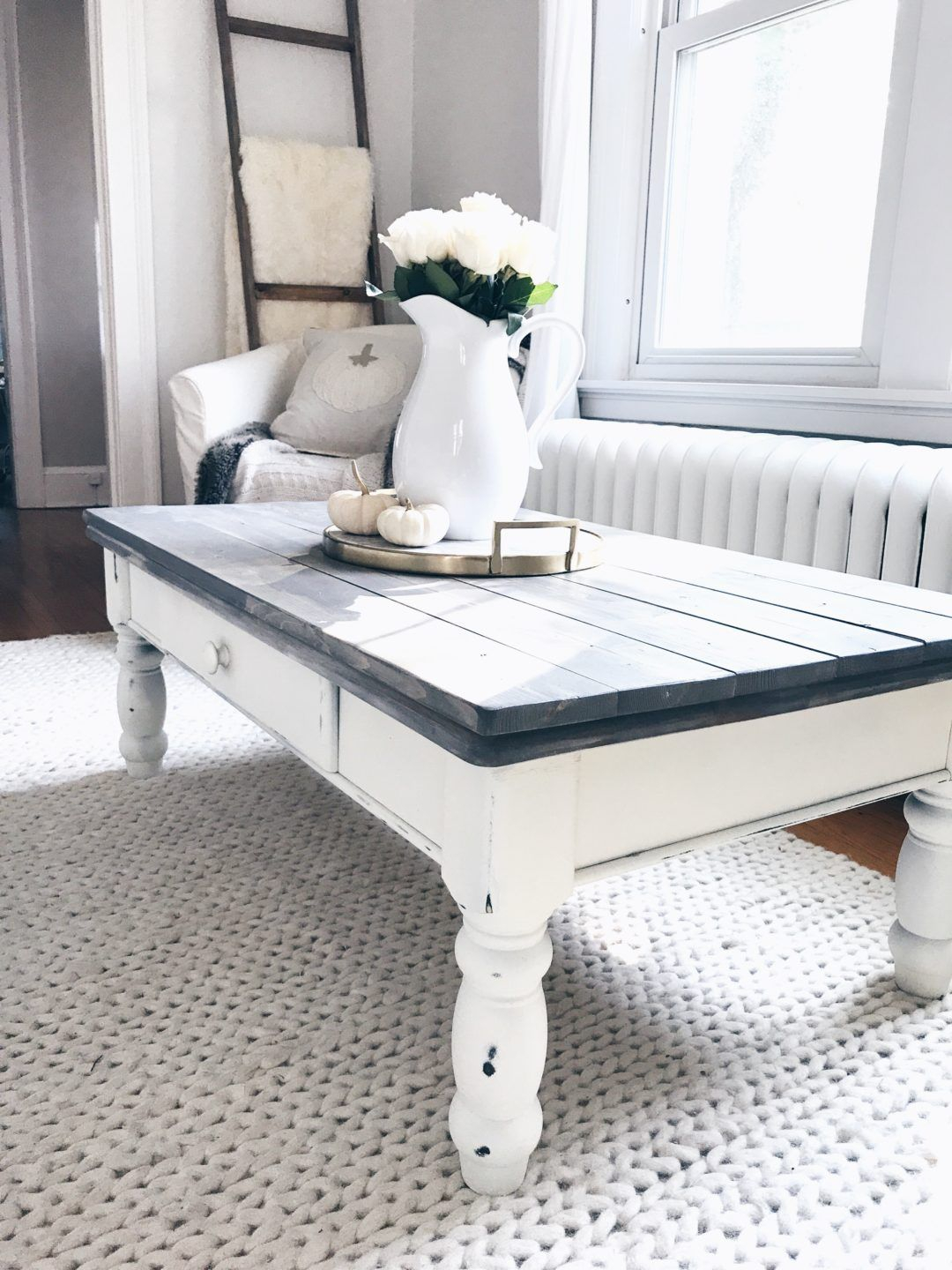 Farmhouse Coffee Table Makeover Home Inspo Coffee Table Makeover throughout proportions 1080 X 1440