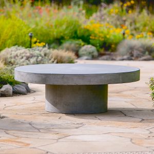 Floating Round Concrete Coffee Table 4 Terra Outdoor Living in dimensions 1200 X 1200