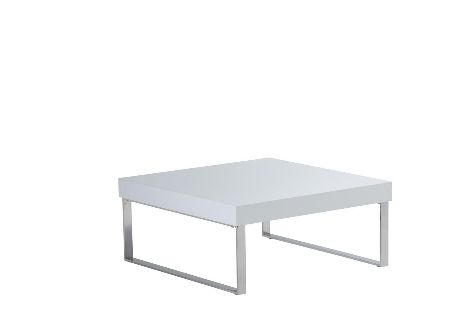 Fran White Gloss Low Square Coffee Table for sizing 1600 X 1068