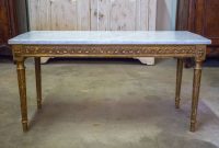 French Louis Xvi Style Gilded Coffee Table With Marble Top At 1stdibs inside size 1280 X 848
