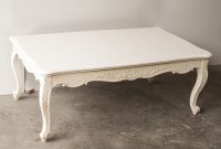 French Provincial White Coffee Table Christophe Living throughout size 900 X 900