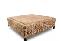 French Square Rattan Cocktail Table Ottoman From Treillage At pertaining to sizing 1080 X 1080