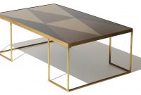 Geometric Bronze Coffee Table Rectangle with regard to proportions 1920 X 1038