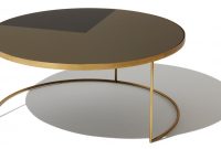 Geometric Bronze Coffee Table Round intended for measurements 1920 X 1062