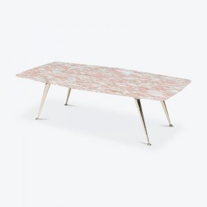 Geometric Coffee Table Modern Times In Pink Marble Australia with measurements 1600 X 1600