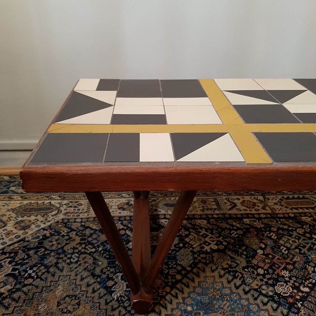 Geometric Tiled Coffee Table intended for size 1024 X 1024