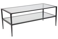 Glass Coffee Table With Black Metal Frame regarding dimensions 1000 X 1000