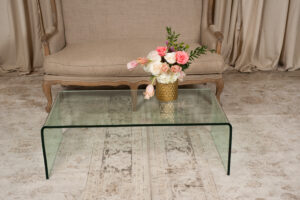 Glass Waterfall Coffee Table Randal Events regarding measurements 4256 X 2832