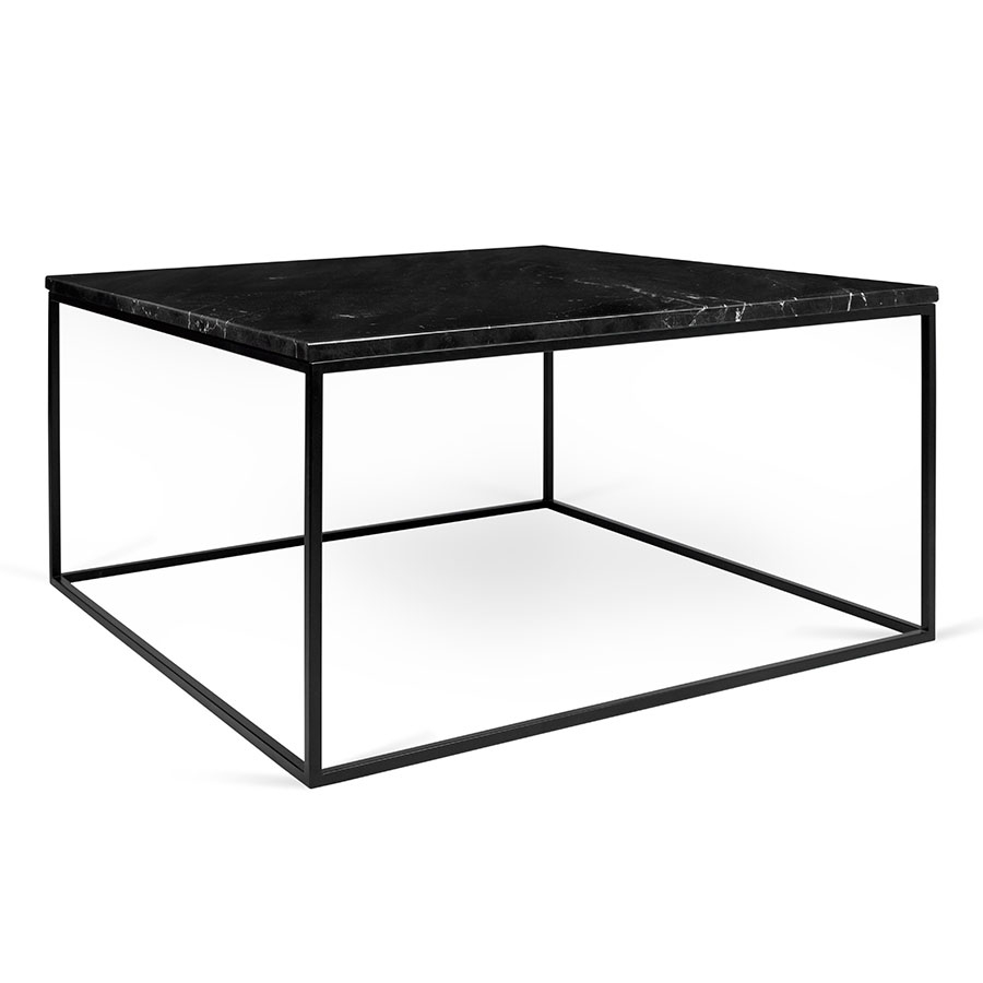 Gleam Modern Black Marble Coffee Table Temahome Eurway in proportions 900 X 900