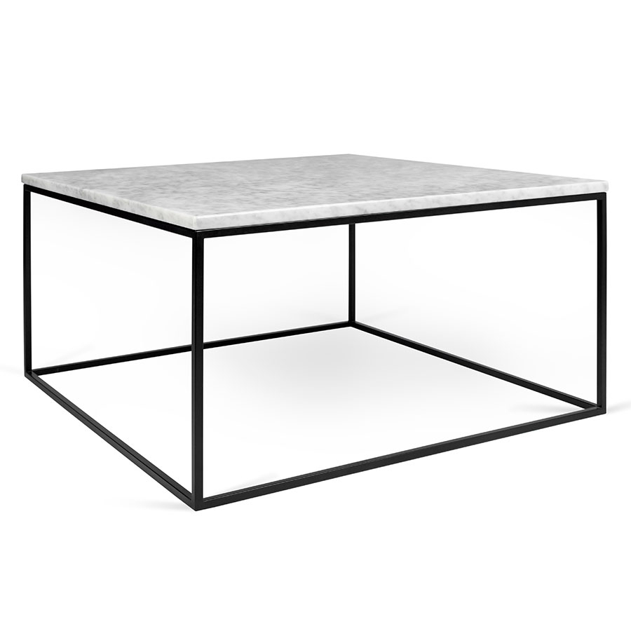 Gleam White Marble Black Coffee Table Temahome Eurway regarding sizing 900 X 900