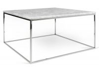 Gleam White Marble Chrome Coffee Table Temahome Eurway pertaining to size 900 X 900