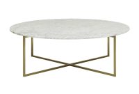 Globe West Elle Luxe Marble Round Coffee Table Modern Furniture for dimensions 1200 X 1200