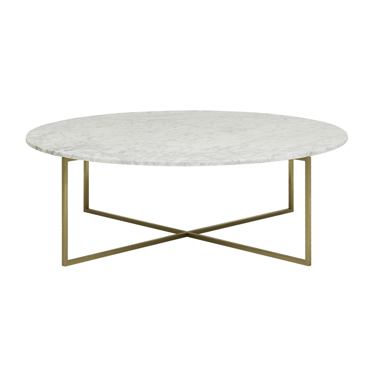 Globe West Elle Luxe Marble Round Coffee Table Modern Furniture inside proportions 1200 X 1200