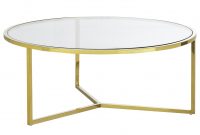 Gold Polished Luxe Round Coffee Table Temple Webster with measurements 1201 X 1201