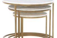 Gower Marble Nest Of Tables Gold Tables Barker Stonehouse throughout sizing 2000 X 2000