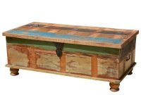 Grinnell Rustic Reclaimed Wood Coffee Table Storage Trunk throughout proportions 1200 X 1200