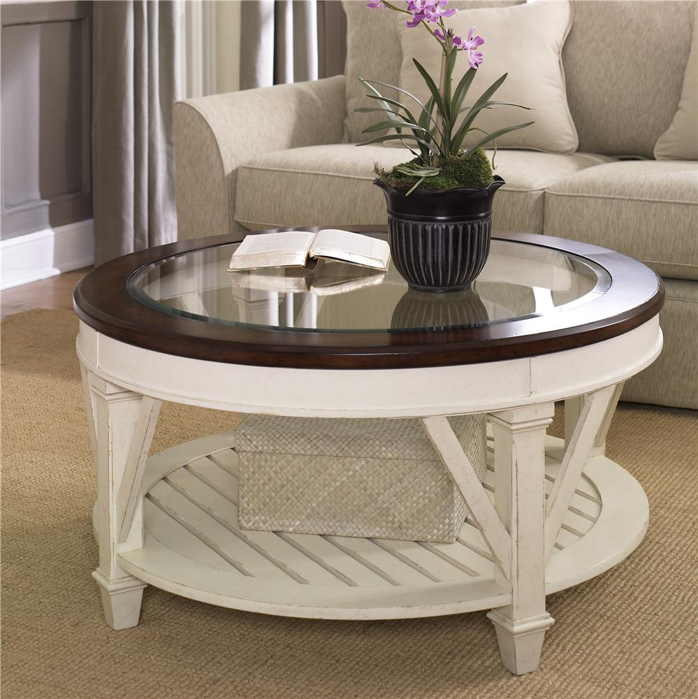 Hammary Promenade Round Cocktail Table Wayside Furniture for dimensions 999 X 1000