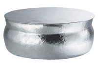 Hammered Aluminium Coffee Table Nomade Maisons Du Monde for proportions 1000 X 1000