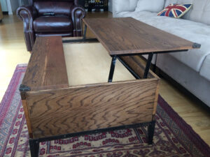 Hand Crafted Lift Top Coffee Table Mkarl Llc Custommade intended for measurements 1600 X 1200