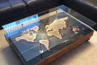 Handmade Vintage World Map Coffee Table Lime Lace for proportions 1024 X 1024