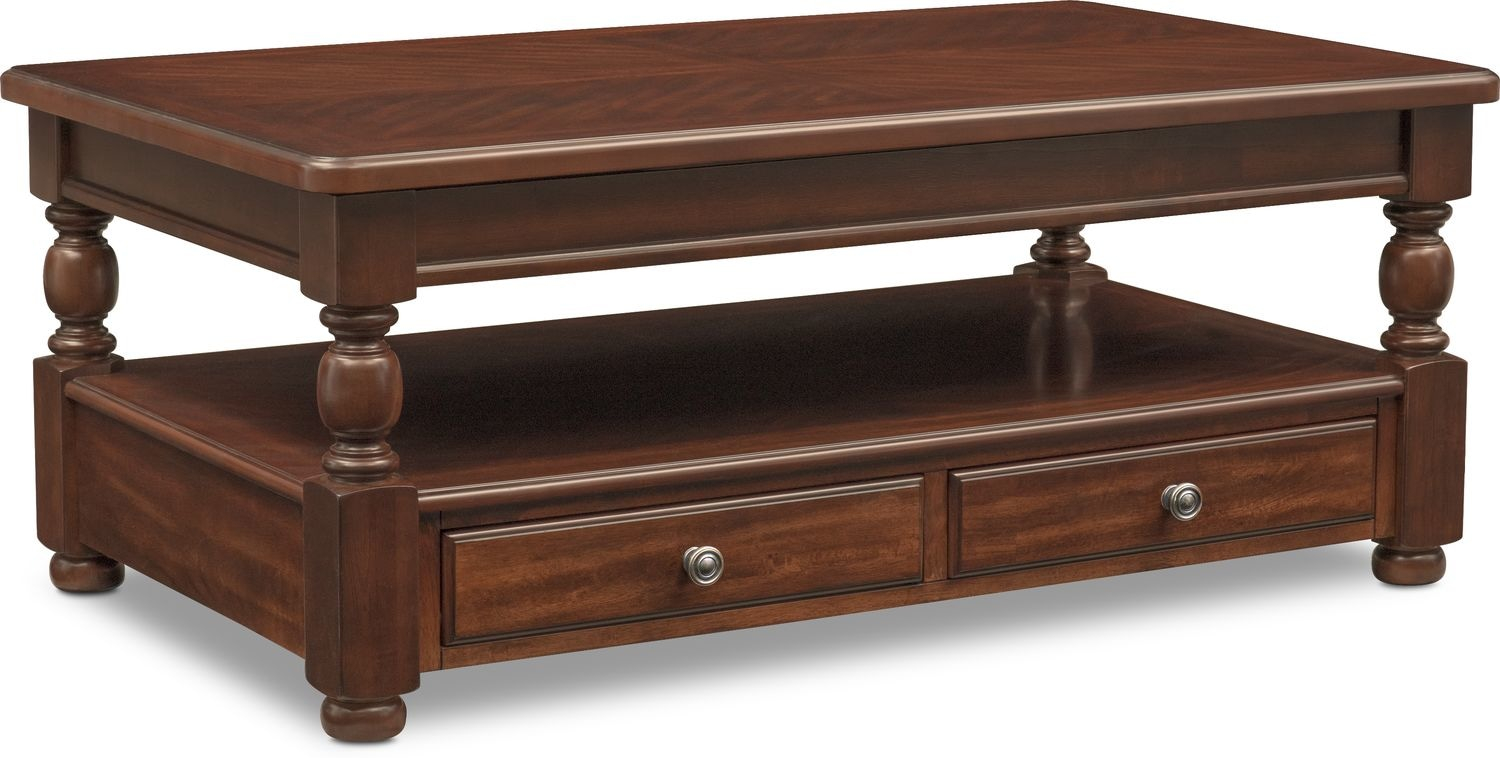 Hanover Lift Top Coffee Table Cherry American Signature Furniture inside measurements 1500 X 758