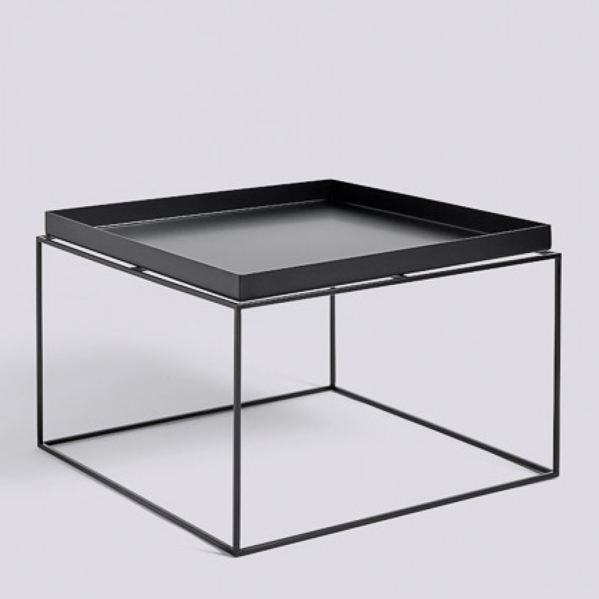 Hay Tray Coffee Table Bllack 60x60 Cm in dimensions 1200 X 1200