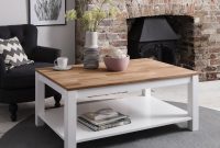 Hever Coffee Table In White And Natural Pine Furniture From Noa regarding proportions 1000 X 1000