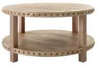 Home Decorators Collection Nailhead Light Washed Oak Coffee Table inside measurements 1000 X 1000