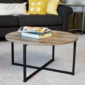 Household Essentials Ashwood Round Coffee Table In Light Wood 8079 1 with regard to dimensions 1000 X 1000