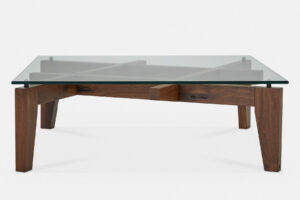 Htag Glass Square Coffee Table Maison Corbeil in proportions 1800 X 1200