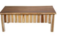 Ibolili Teak Wood Coffee Table Wayfair inside dimensions 1557 X 960
