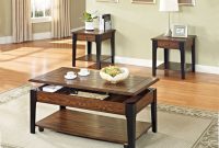 If 2059 3pc Coffee Table Set In Solid Wood With Black Legs Get with measurements 1559 X 1167