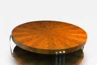 Impressive Art Deco Style Burled Wood Coffee Table with measurements 1400 X 1400