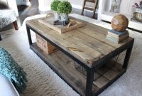 Industrial Coffee Table Made The Rugged Rooster Creations intended for dimensions 1100 X 733