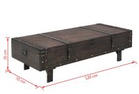 Industrial Coffee Table Wooden Large Chest Trunk Storage Box Retro in dimensions 1024 X 1024