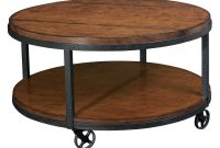 Industrial Metal Wood Round Coffee Tableindustrial Coffee Table On with regard to measurements 1000 X 1000