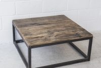Industrial Square Coffee Table The Beach Furniture for measurements 2659 X 2659
