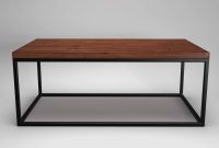 Industrial Square Tube Coffee Table Black Powder Coated Blue regarding size 2000 X 1000